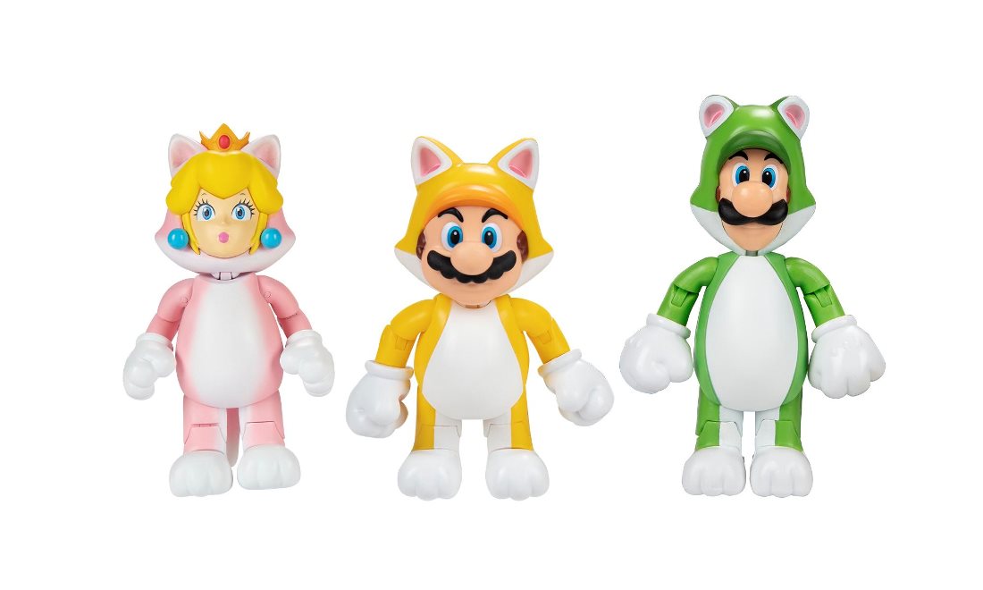 Super Mario 3d World 3 Pack Figures To Be Released By Jakks Pacific