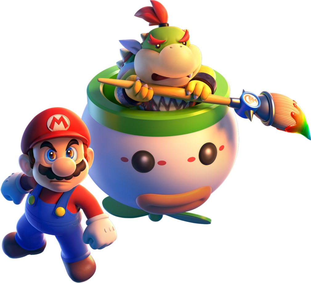 A look at Bowser's Fury settings in Mario 3D World for Switch, can adjust  Bowser Jr. help