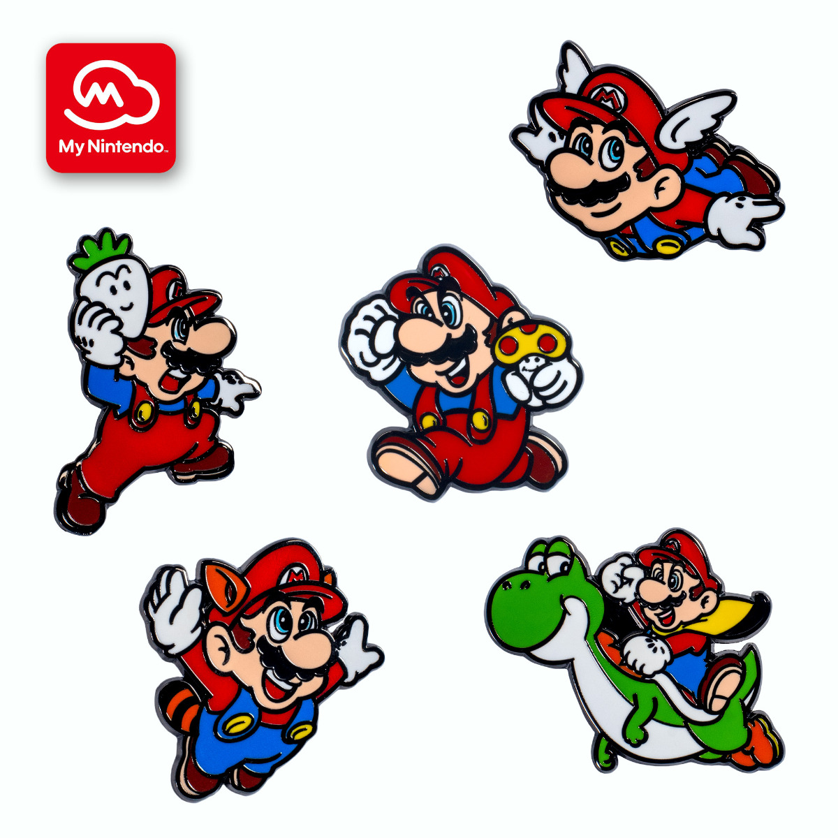 16bit Mario and Luigi Pin Set 