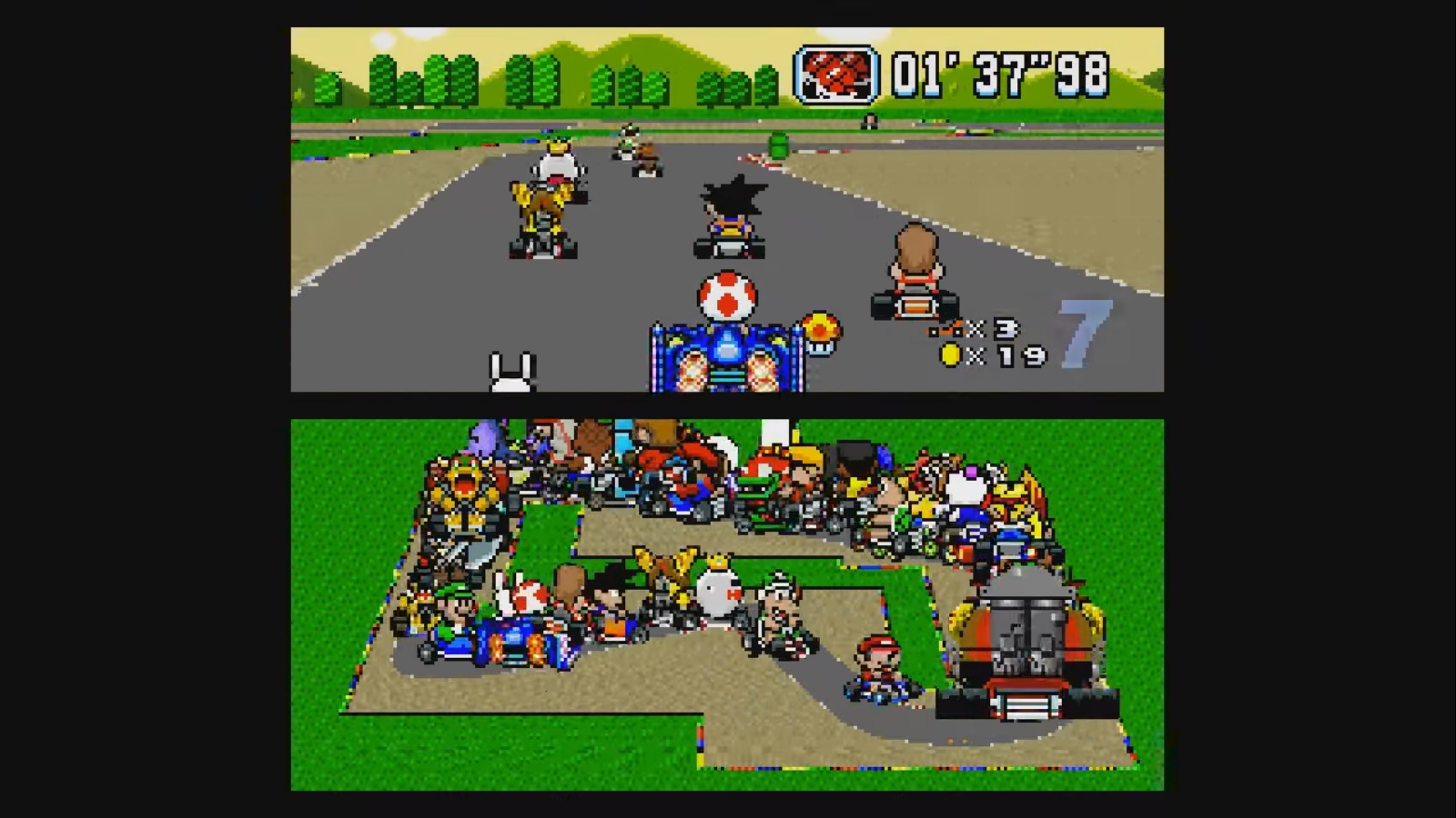 super mario kart 101 players