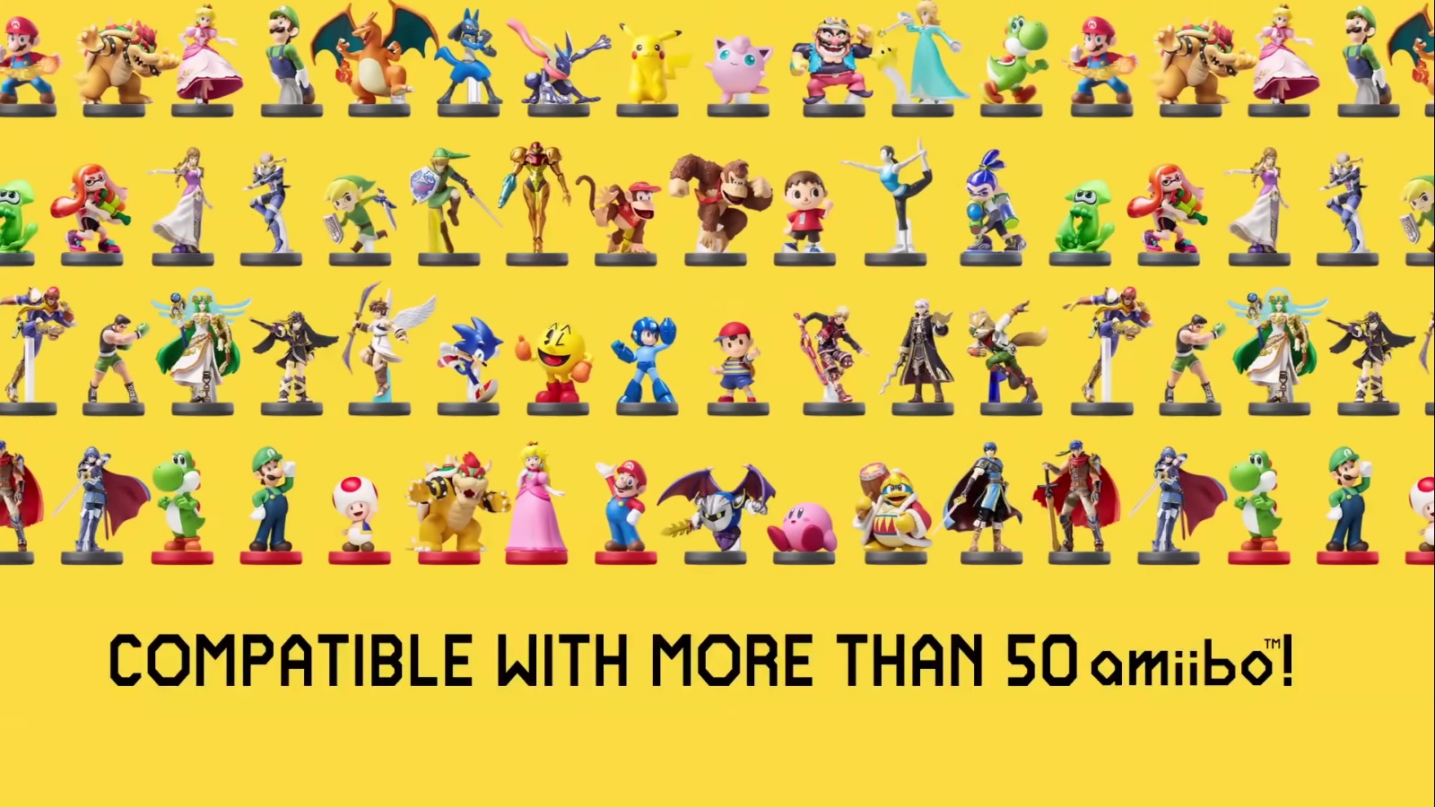 Super Mario Maker is compatible with over 50 amiibo