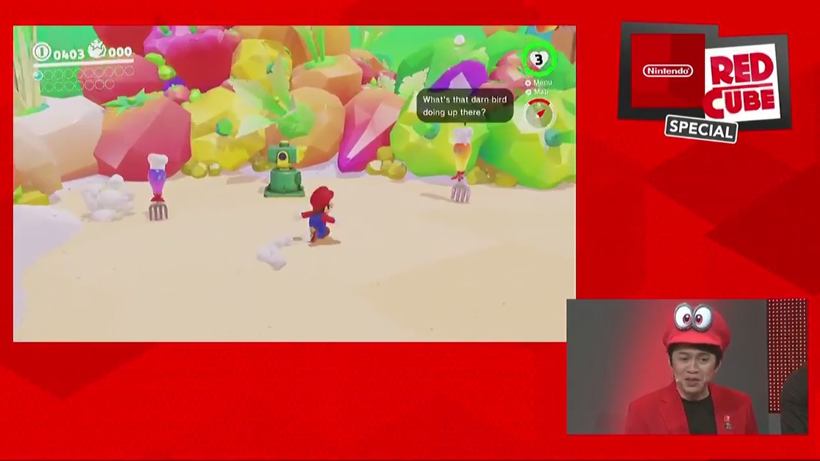Super Mario Odyssey's food-themed world is called the Luncheon Kingdom