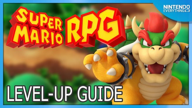 super mario rpg level up guide