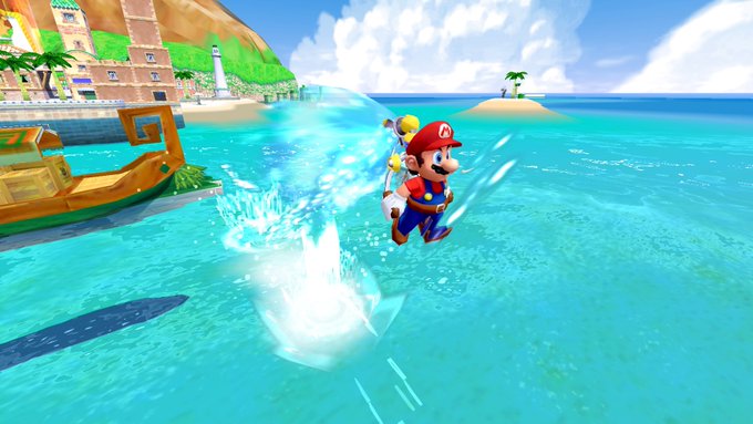 can you get mario sunshine on switch