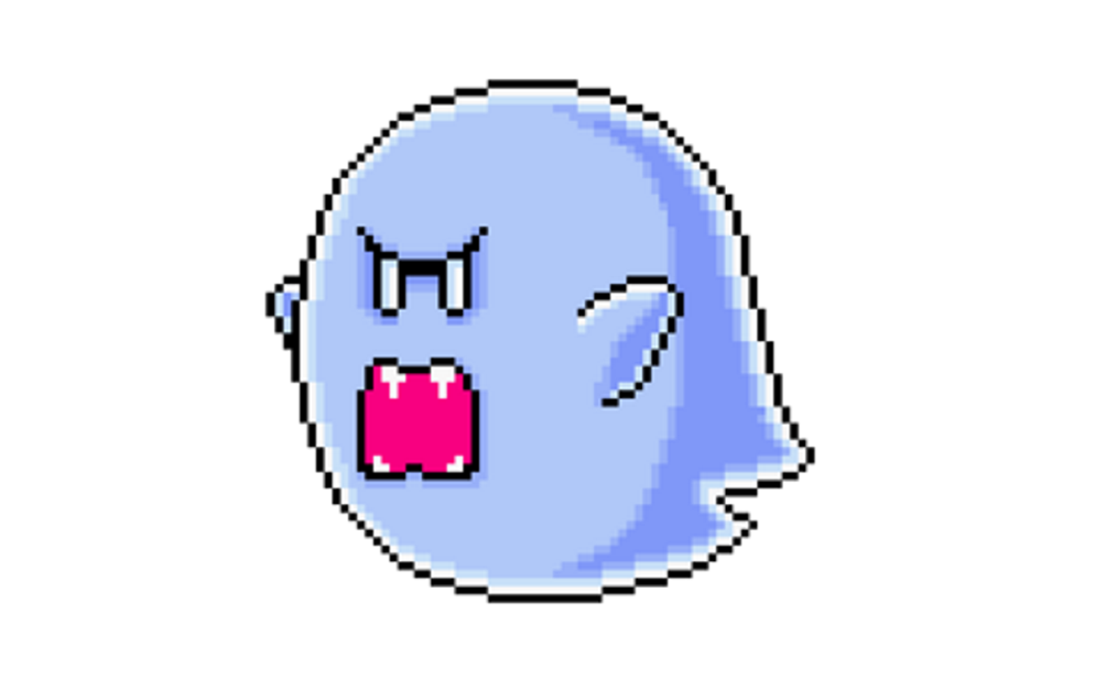 Poke/great/ultra/master Ball - Super Mario World Boo Sprite - 700x700 PNG  Download - PNGkit