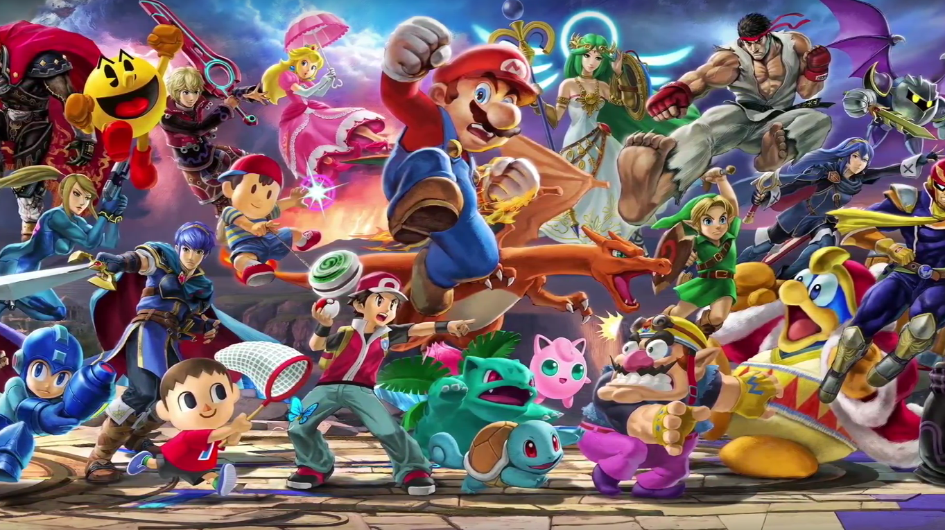 Nintendo Artist On How The Smash Bros Ultimate Mural Happened Creation Process Challenges Nintendo Everything