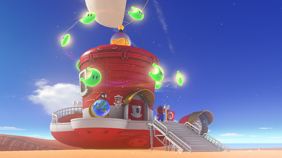 is super mario odyssey open world