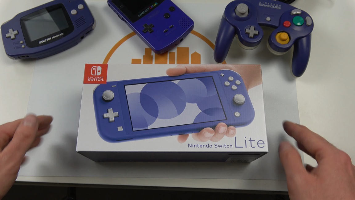 Video Blue Switch Lite Unboxing And Color Comparison Nintendo Everything
