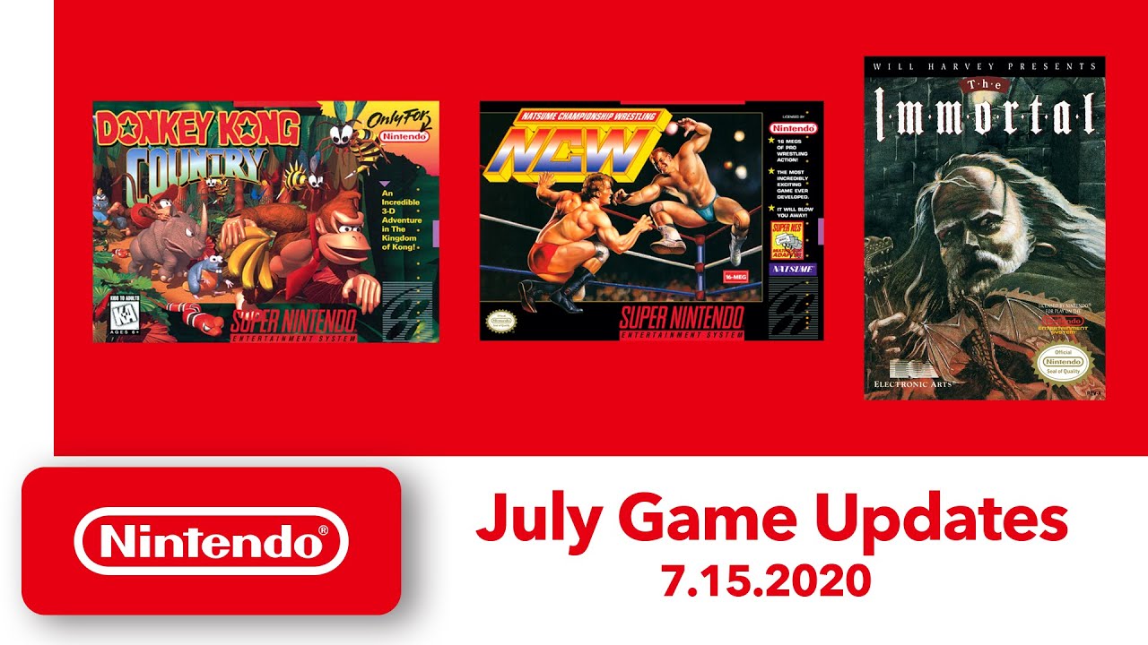 Nintendo Switch Online reveals new SNES / NES games for July 2020 update