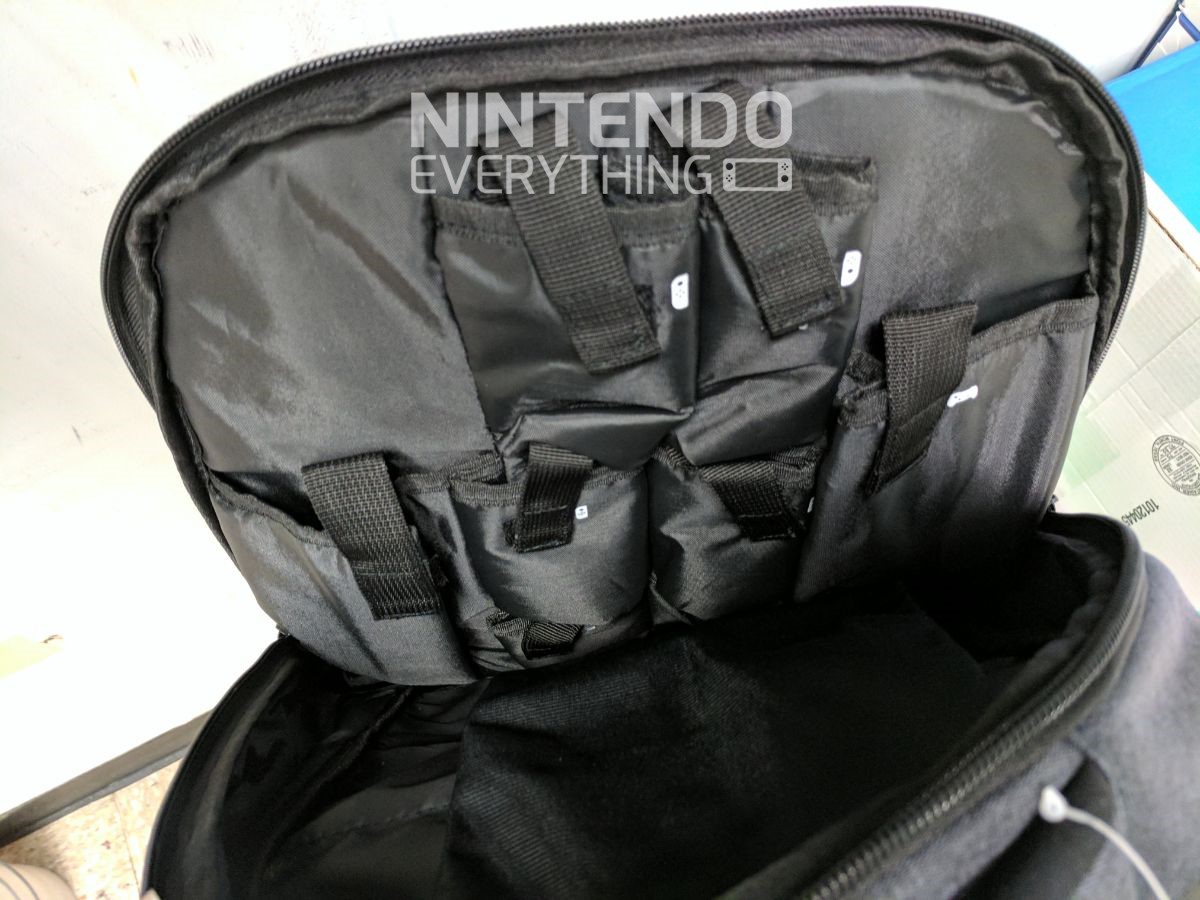 elite player backpack for nintendo switch