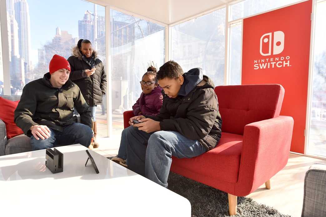 Photos of the Nintendo NY store Nintendo Switch Launch Event and