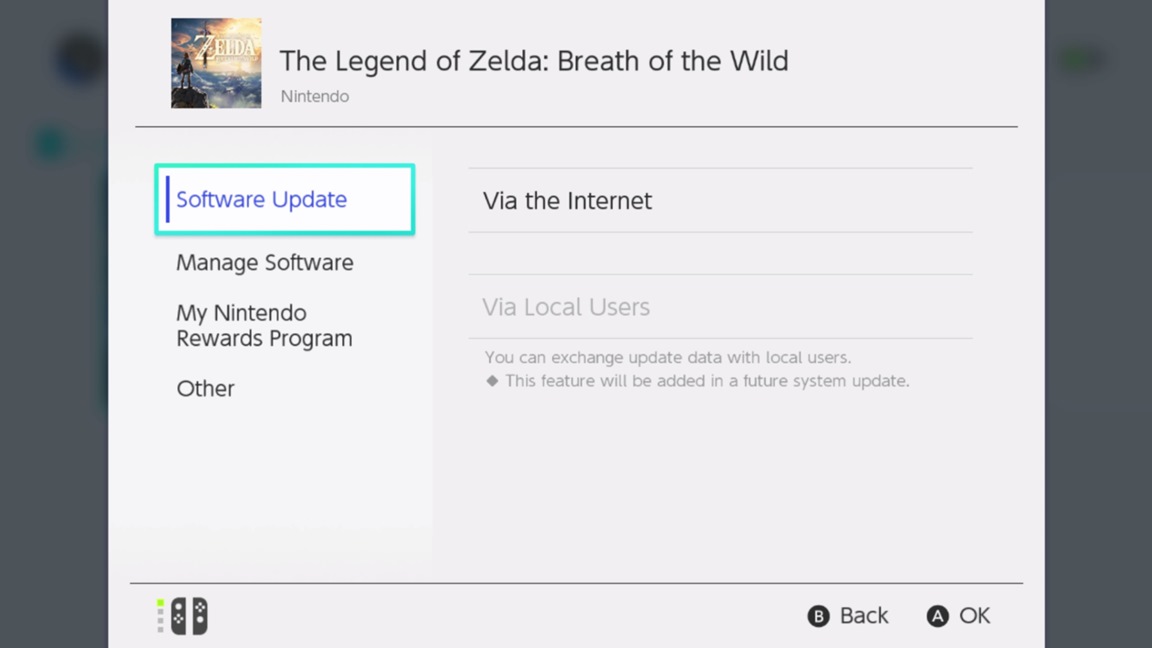 nintendo switch online update