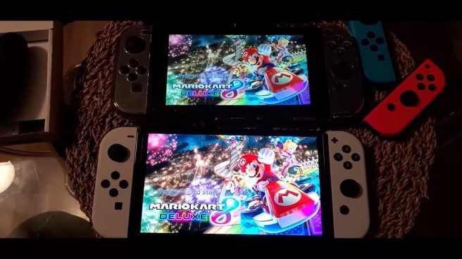 Switch OLED vs. Switch comparison