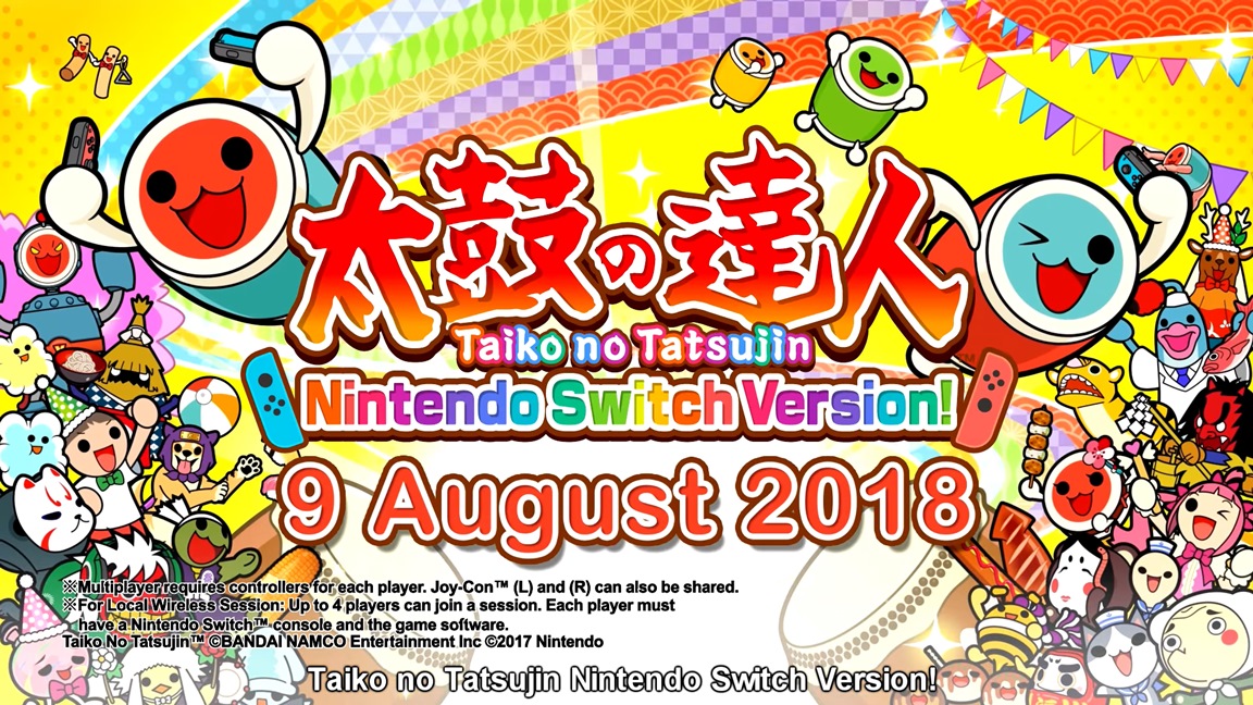 nintendo switch taiko no tatsujin