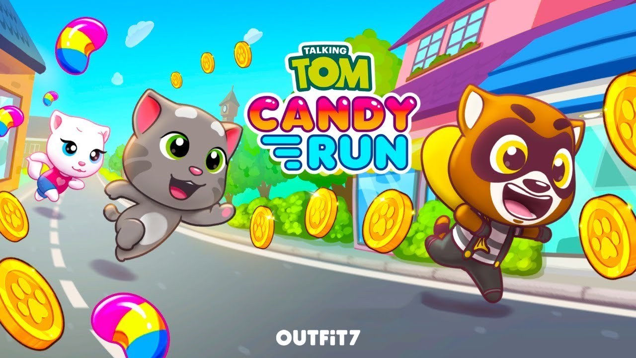 TRAILER DO NOVO JOGO! 🍭 Talking Tom Candy Run 🍭 