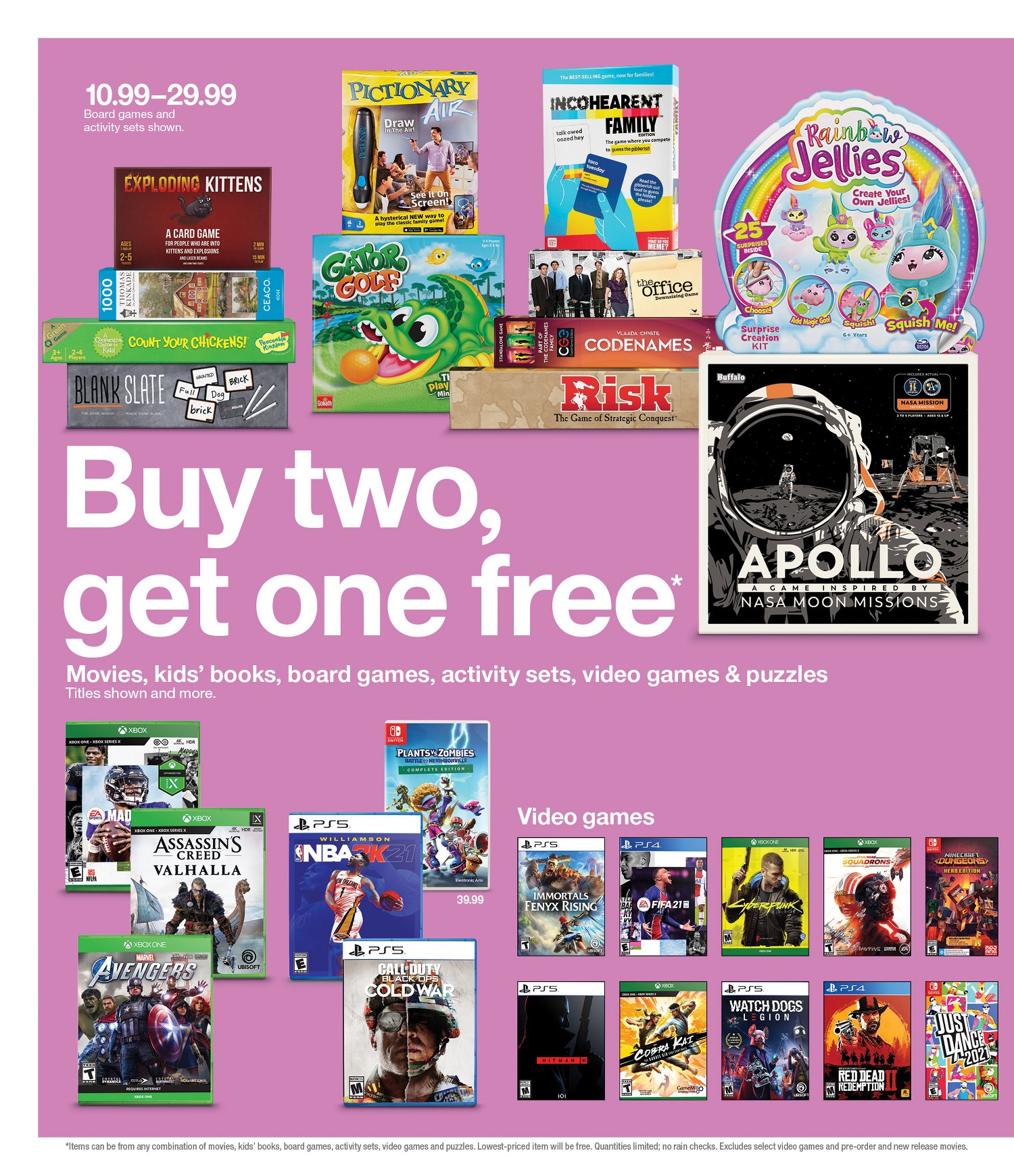 Target announces new buy 2 get 1 free sale featuring games and more