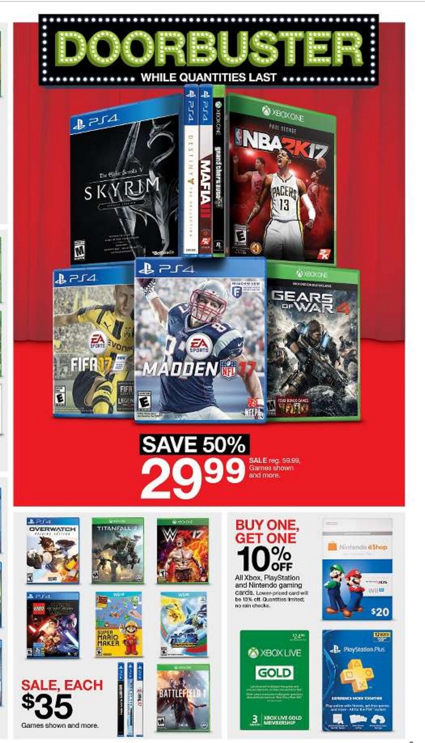 Target's Black Friday 2016 deals