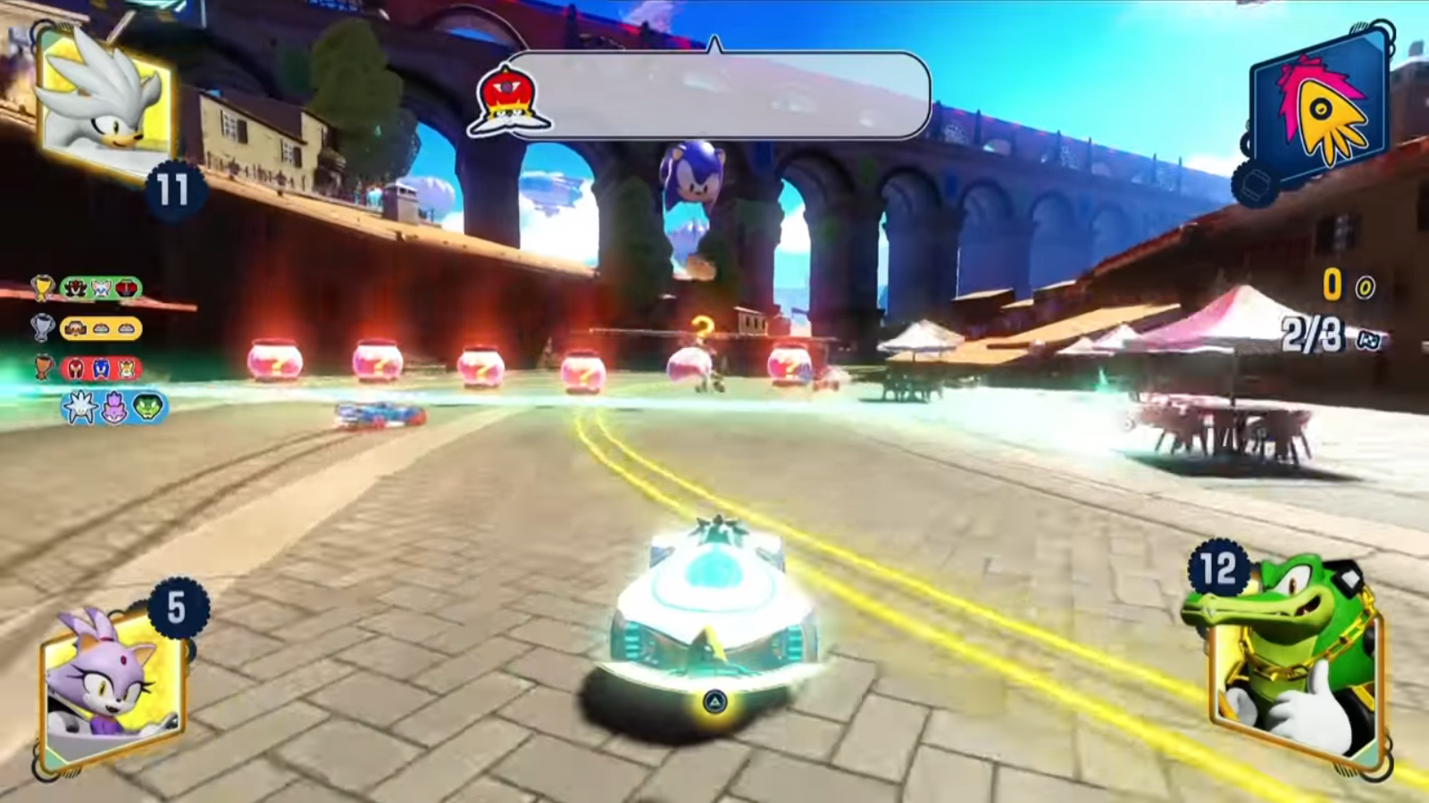 team sonic racing overdrive thumbs up