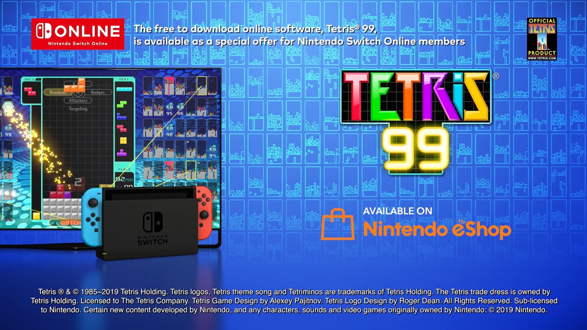 Tetris creator Alexey Pajitnov says Tetris 99 