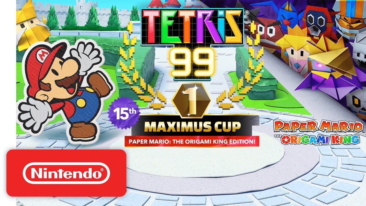 Tetris 99 - Paper Mario: The Origami King