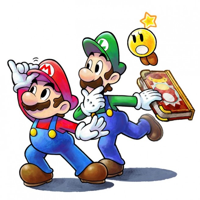Mario & Luigi: Paper Jam art