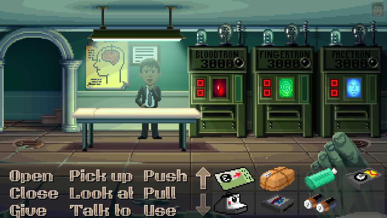 Thimbleweed park перевернуть туалетку что это