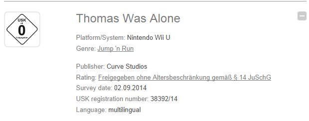 free download thomas was alone wii u