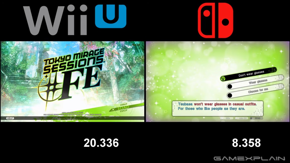 Video Tokyo Mirage Sessions Fe Encore Switch Vs Wii U Load Times And Graphics Comparison Nintendo Everything