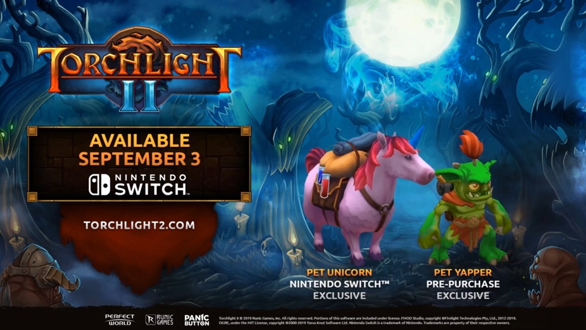 torchlight 2 nintendo switch download