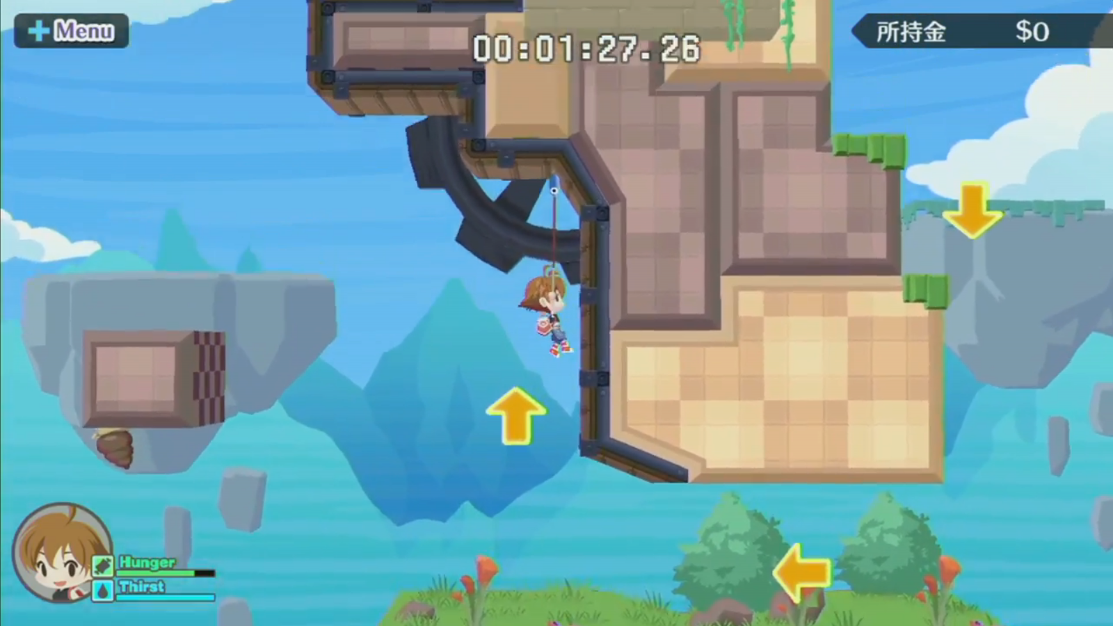 Umihara Kawase Fresh! gameplay footage - Nintendo Everything