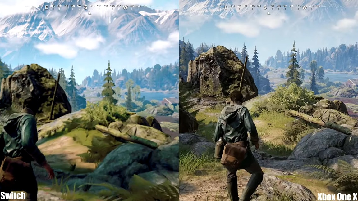 xbox one graphics comparison