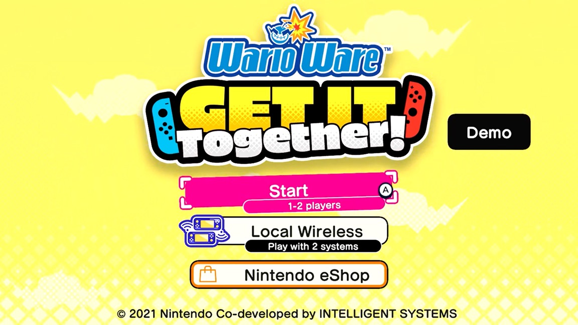 WarioWare: footage demo Get Together! It Switch