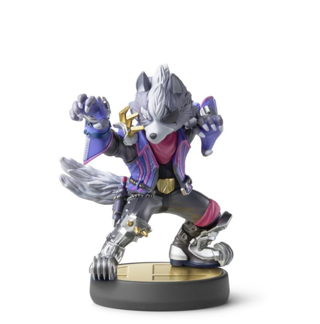 First look at the Smash Bros. Ultimate Wolf amiibo, original Smash Bros