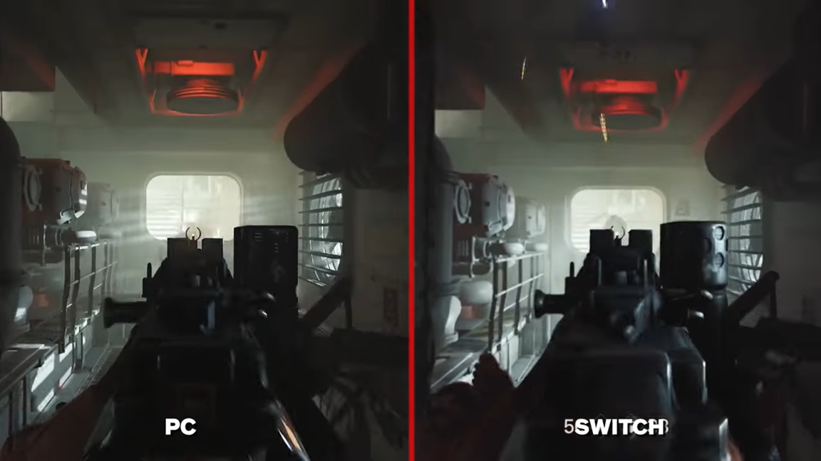 New Colossus Switch vs. PC comparison 