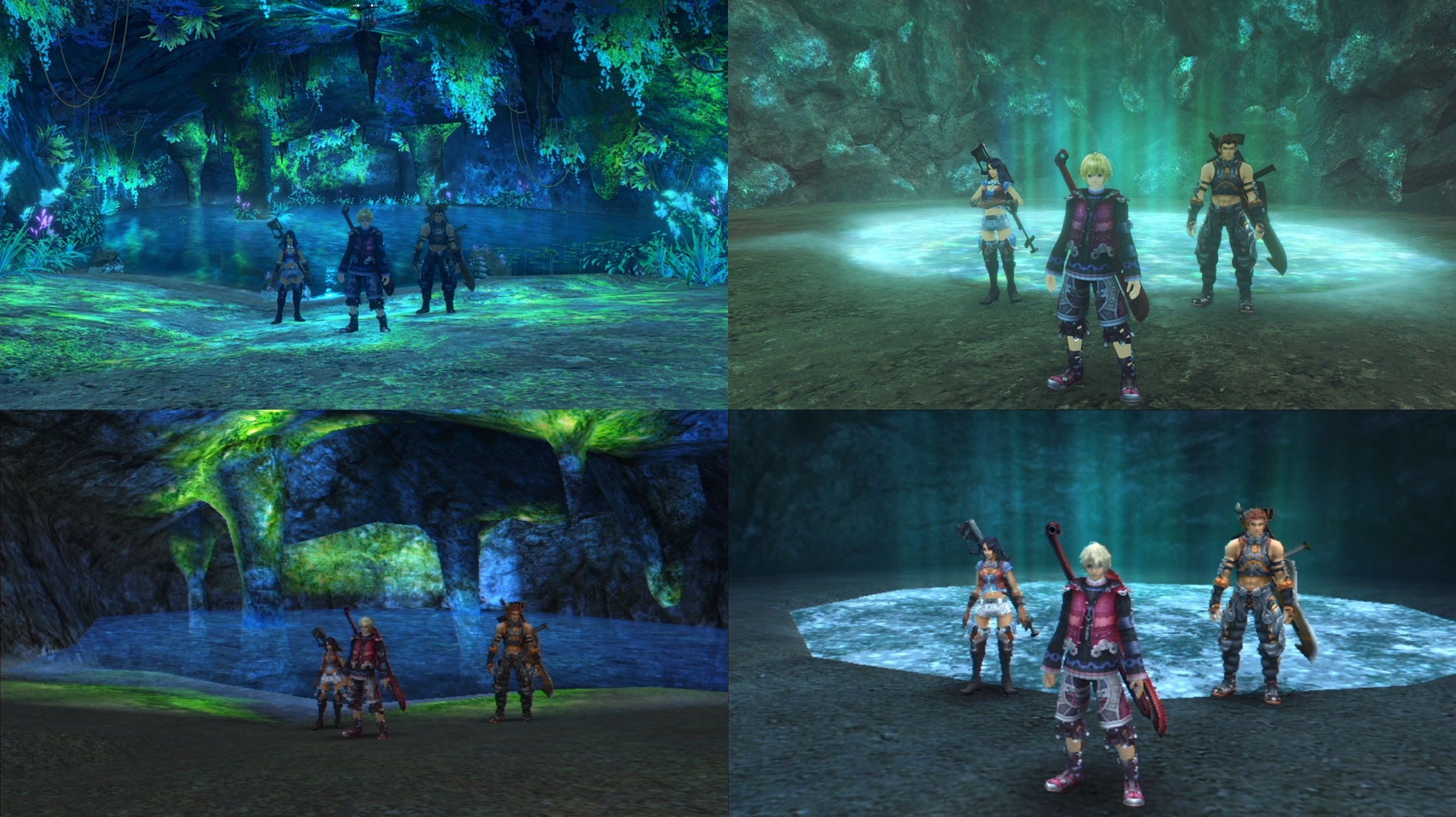 Lots of Xenoblade Chronicles Definitive Edition comparison screenshots