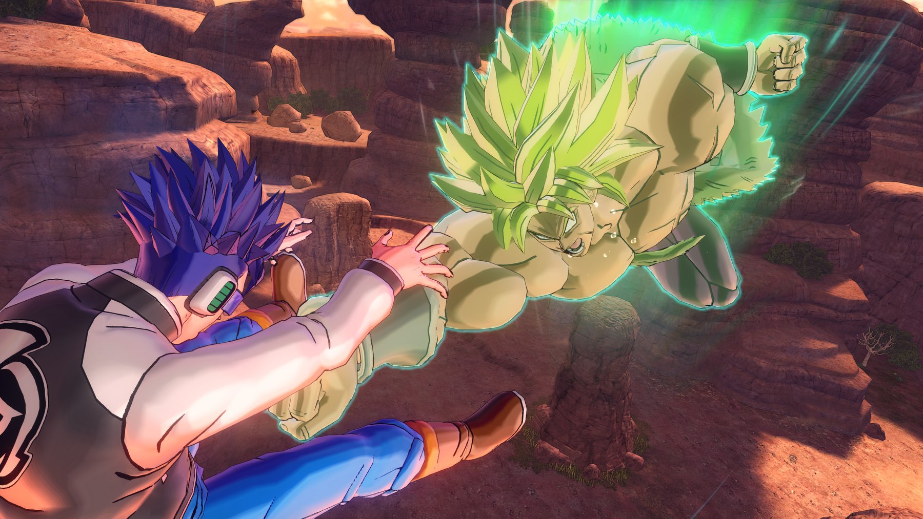 First Screenshots Of Super Saiyan Full Power Broly In Dragon Ball