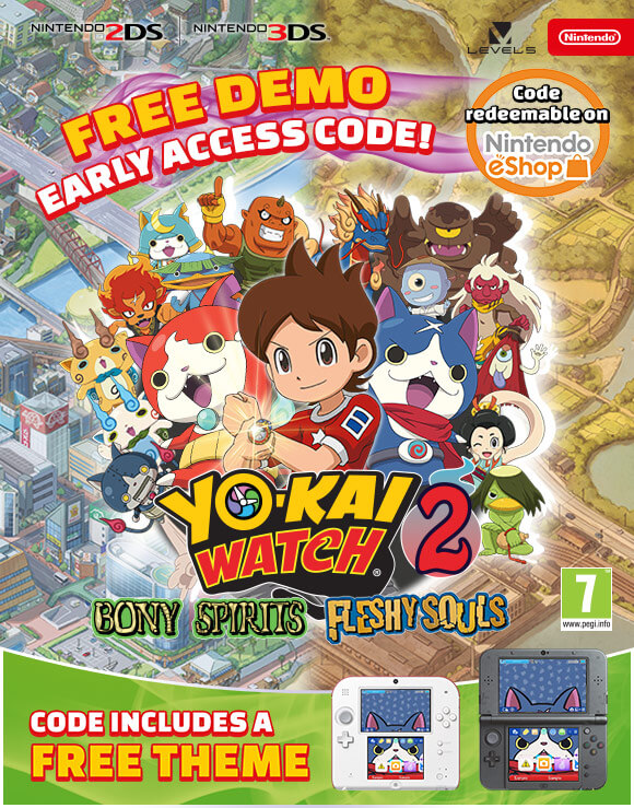 yo kai watch 2 3ds