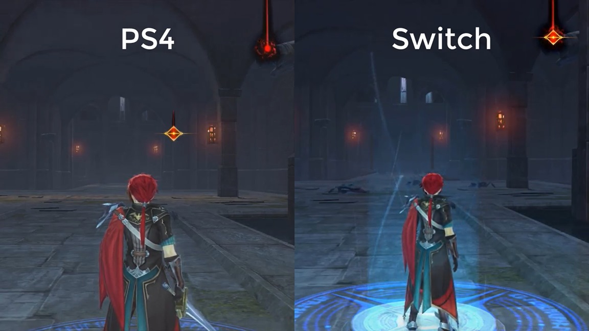 Ys IX: Monstrum Nox Switch vs. PS4 comparison