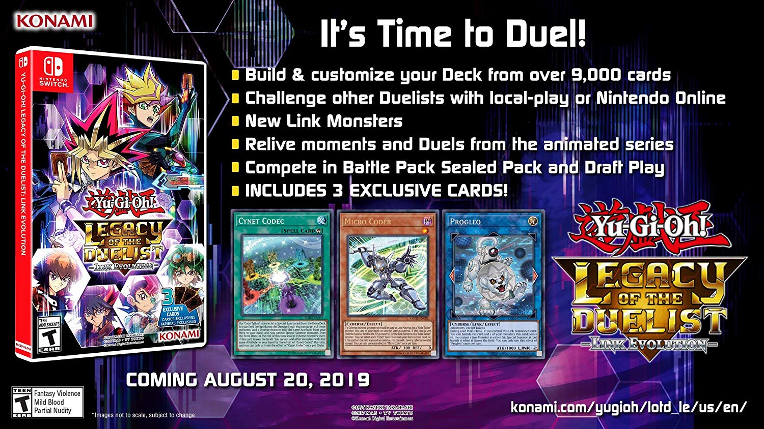 yugioh legacy of the duelist card pack list