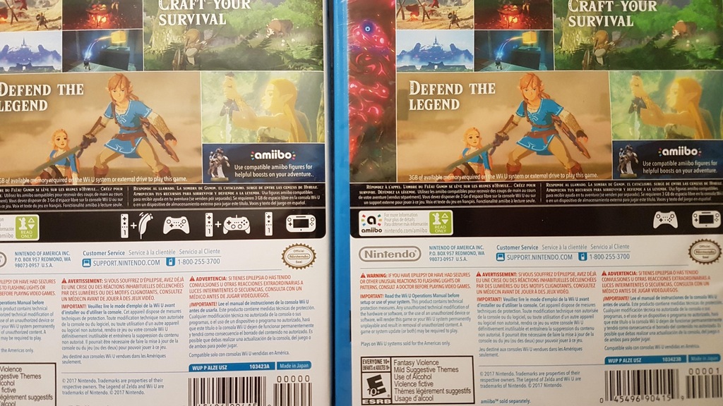 Breath of the wild wii hot sale u used