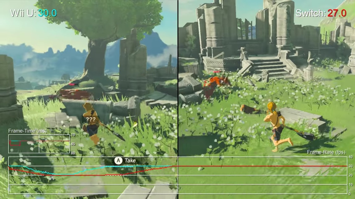 Zelda Breath of the Wild – Wii U vs. Switch Graphics Comparison Nintendo 