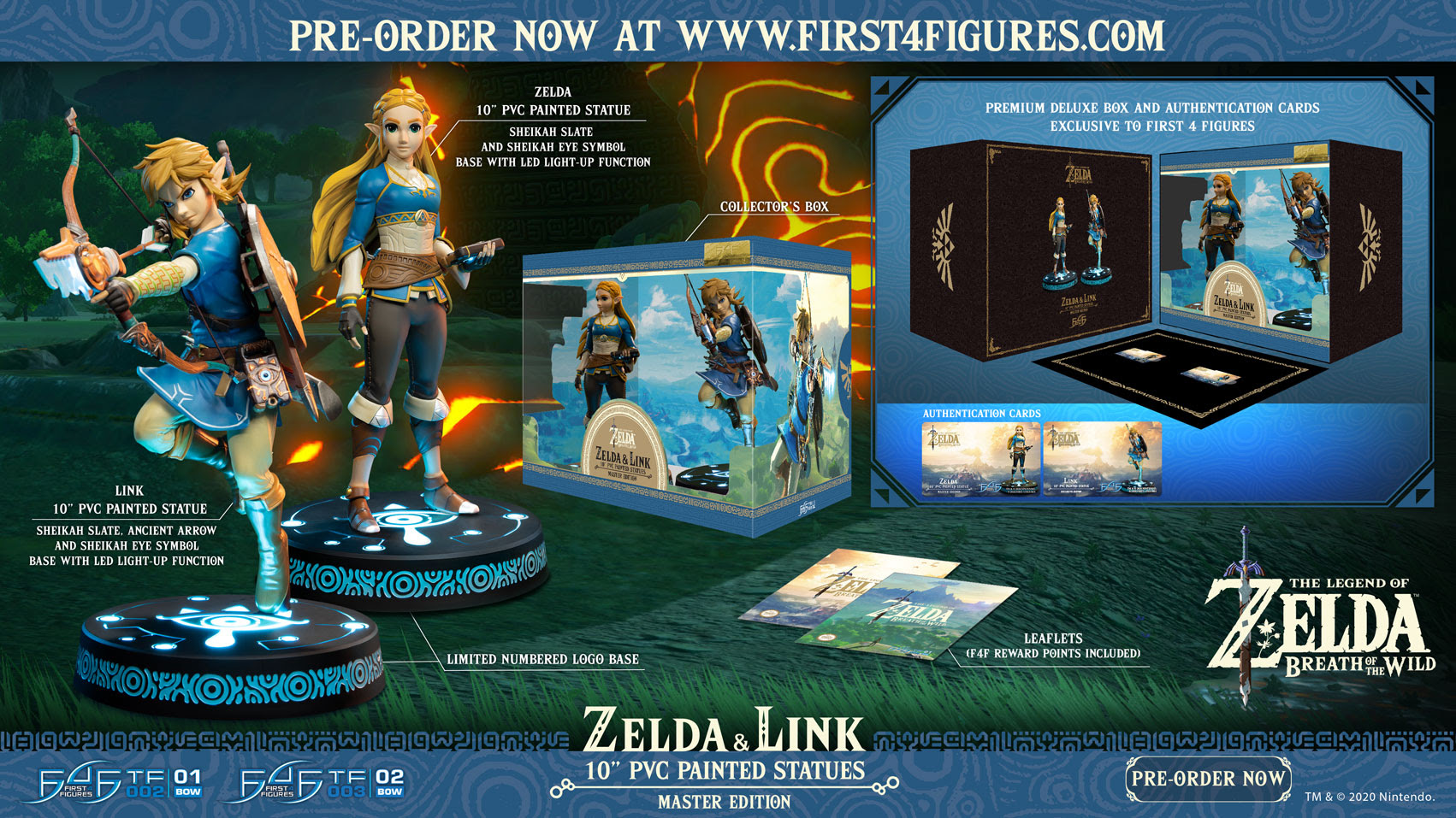 F4F  Link Breath of the Wild Collector The Legend of Zelda figurine PVC 