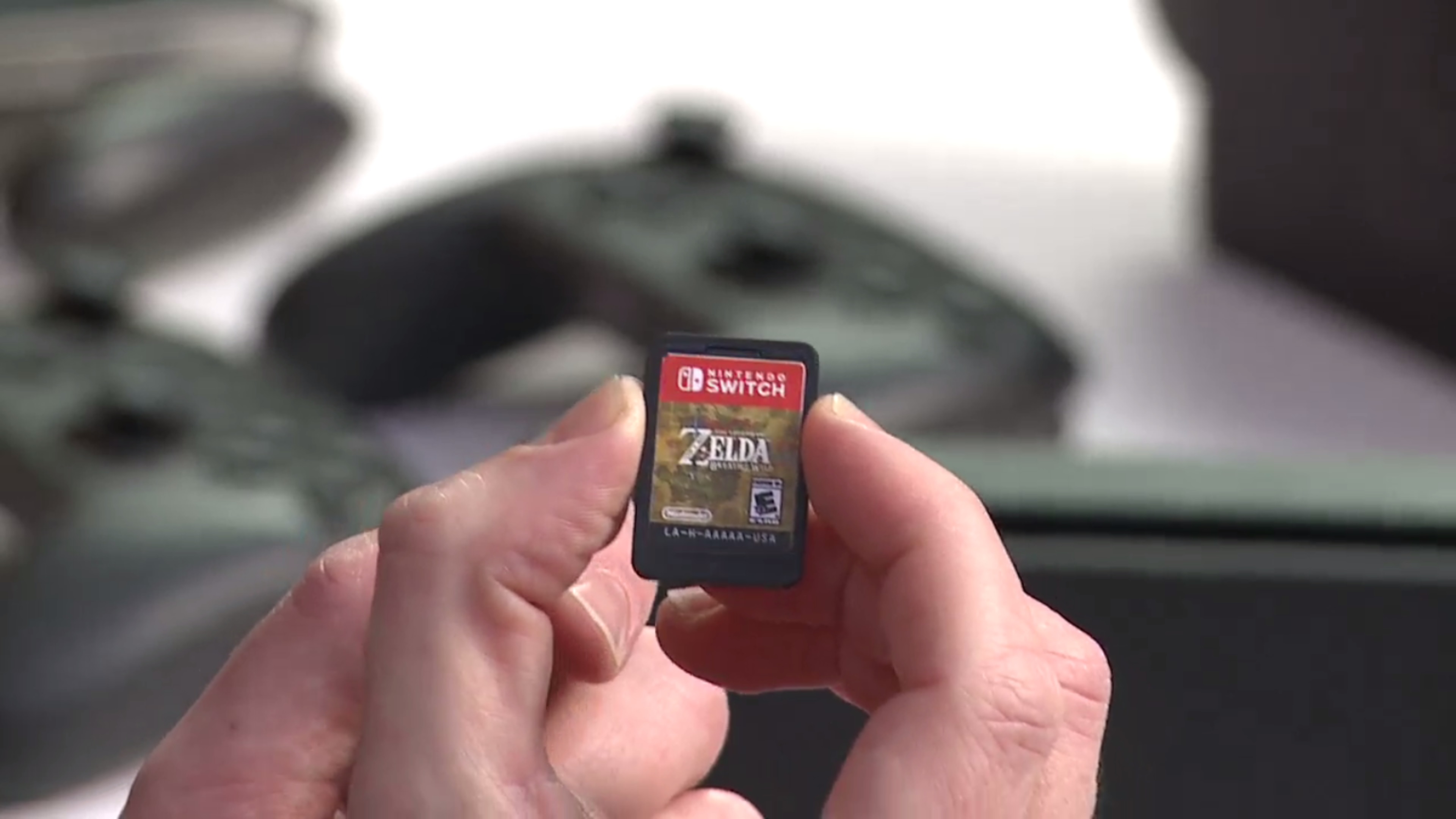 tasting nintendo switch cartridges