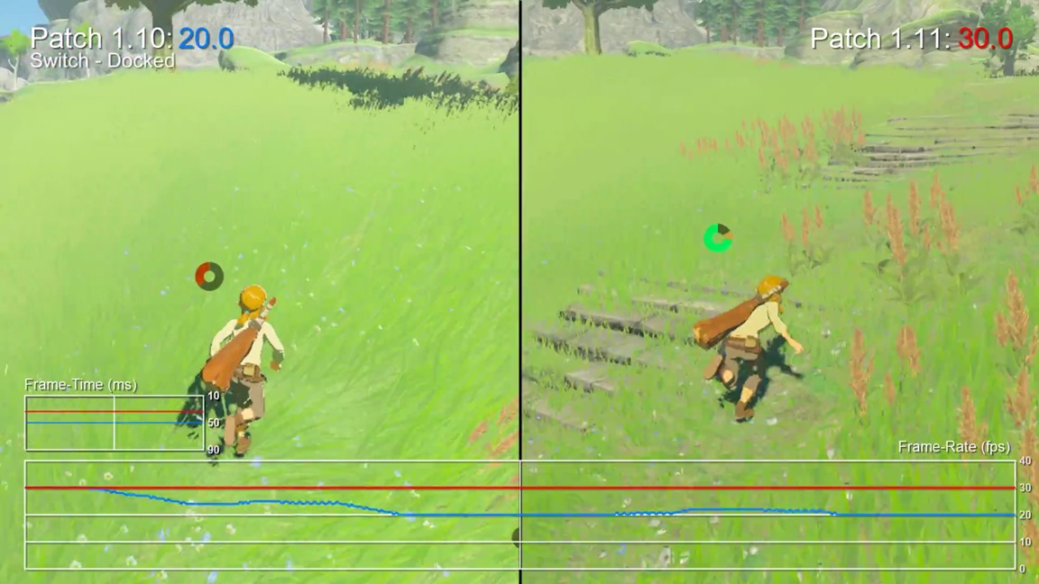 Zelda: Breath of the Wild Screenshots Compare Switch And Wii U