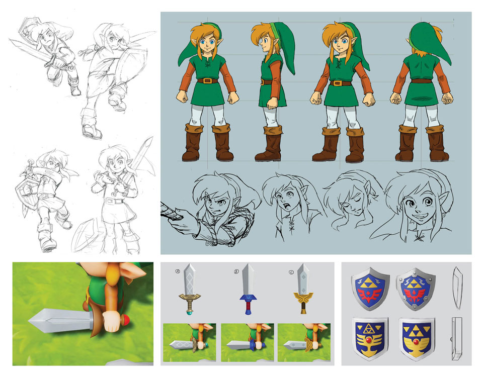 New Zelda: Link's Awakening art