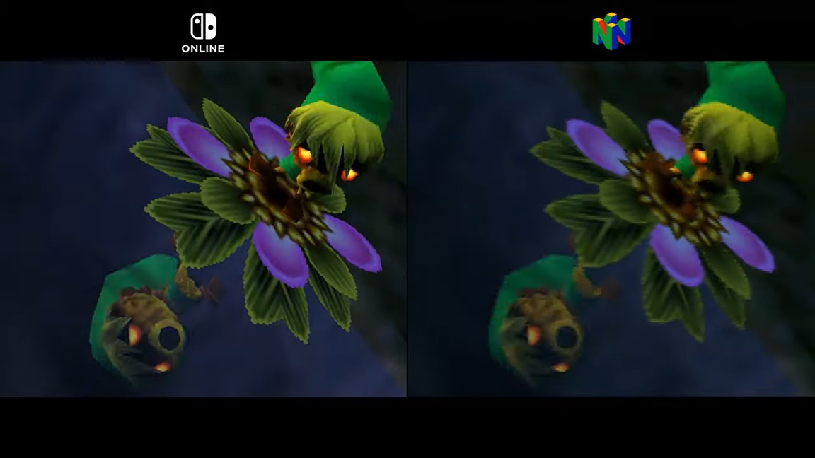 zelda majoras mask switch n64 comparison