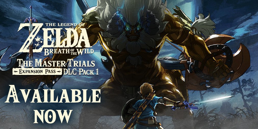 DLC de Breath of the Wild acompanha o lançamento do patch 1.3.0