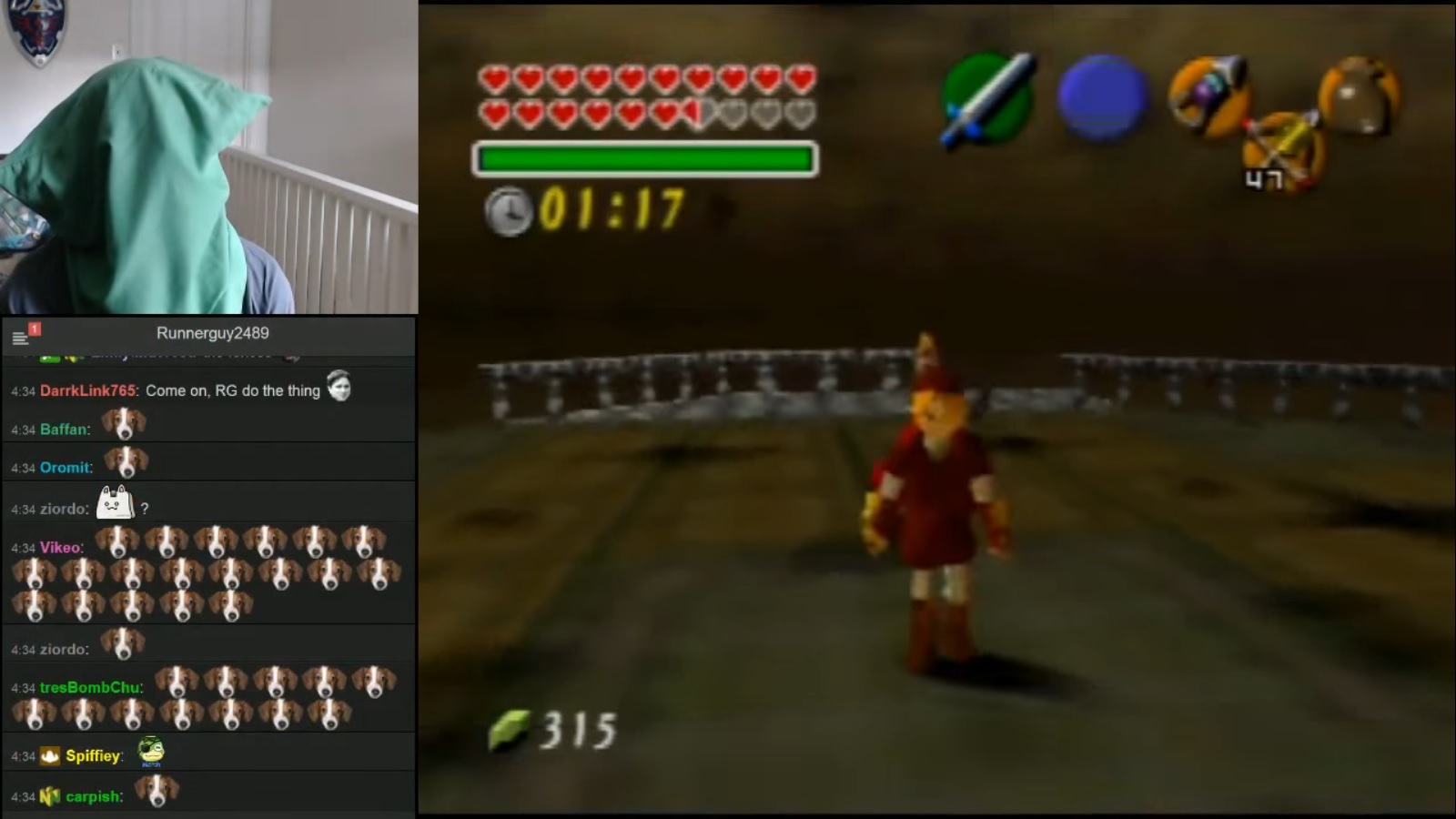Fan completes Zelda Ocarina of Time while blindfolded Nintendo
