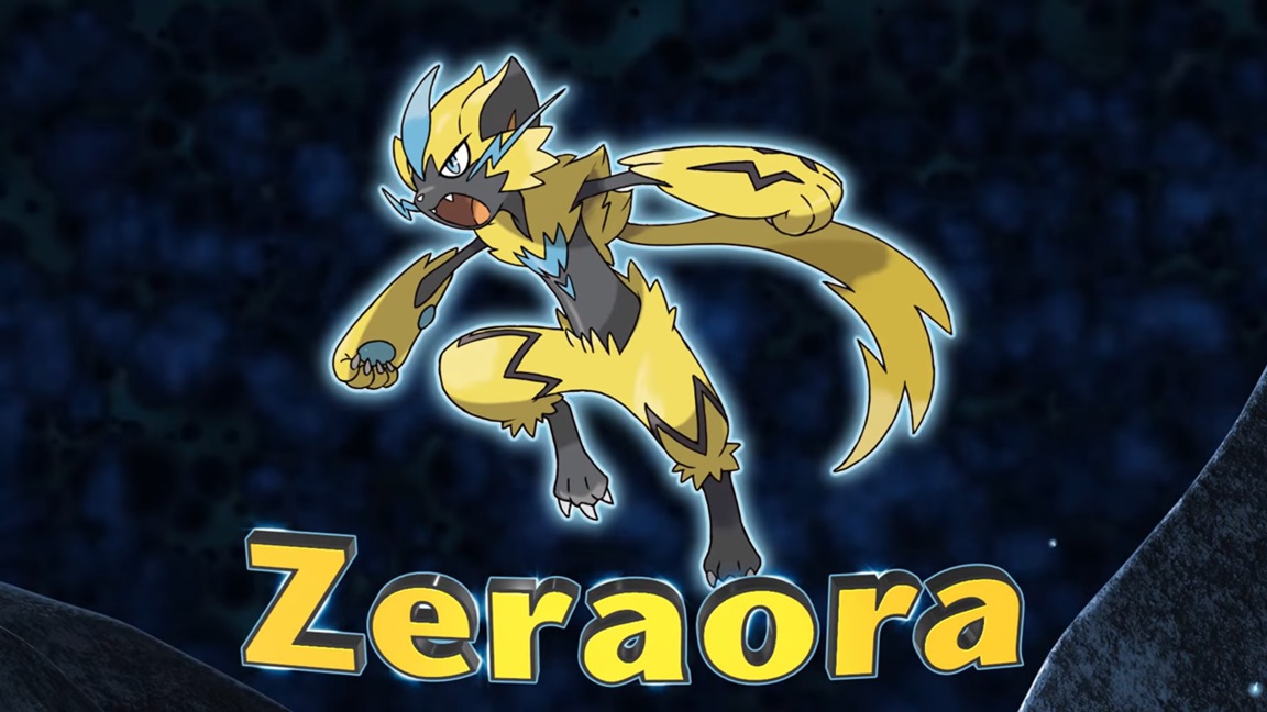 pokemon ultra sun and ultra moon zeraora qr code