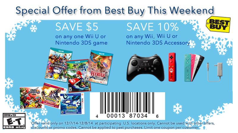 Wii on sale u coupons